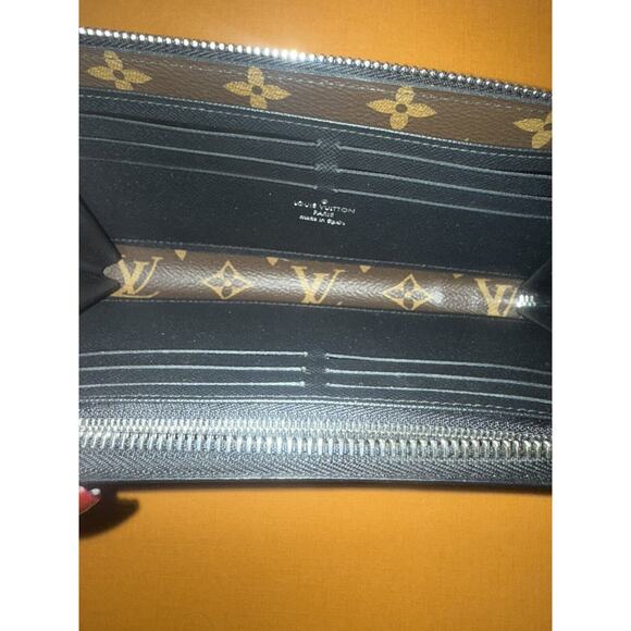 Louis Vuitton Black Macassar Zippy Dragonne Wristlet Monogram Wallet - Picture 8 of 11